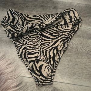 Montce high waisted tie bikini bottom size M